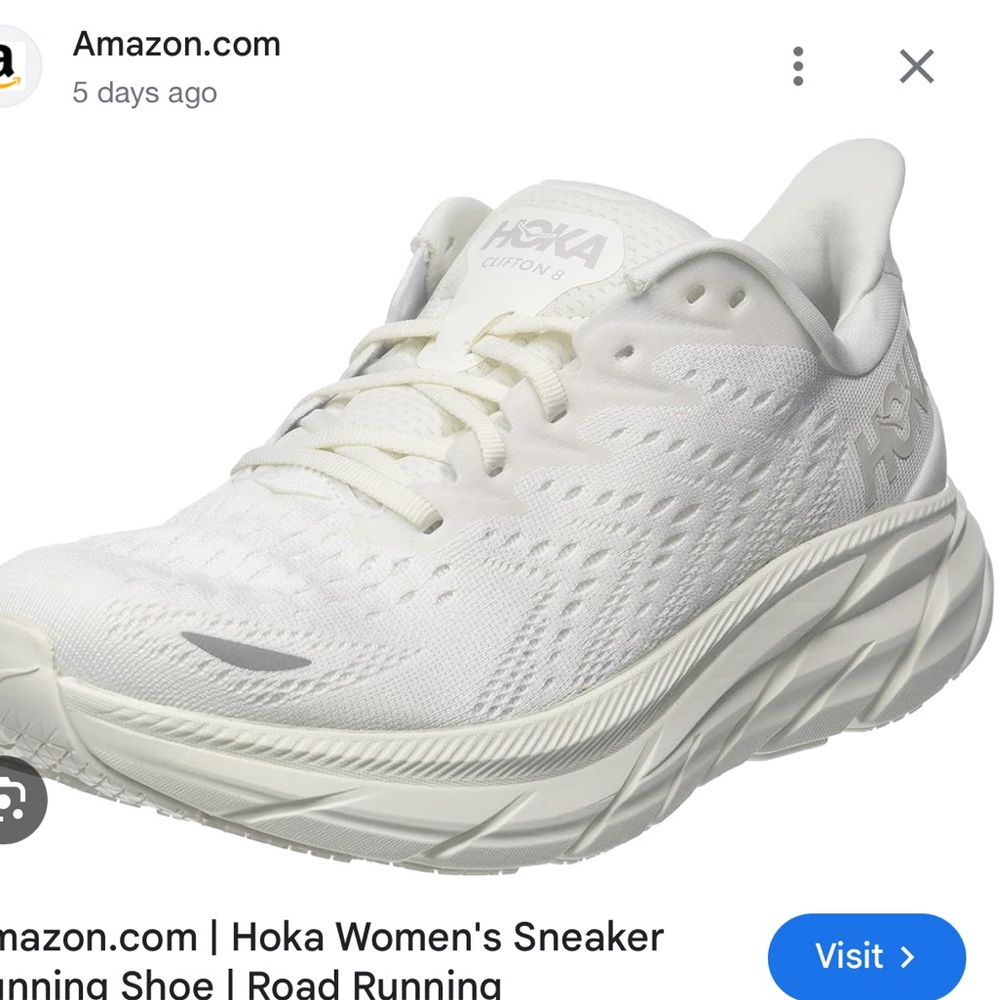 Hoka One One Women's White Sneakers